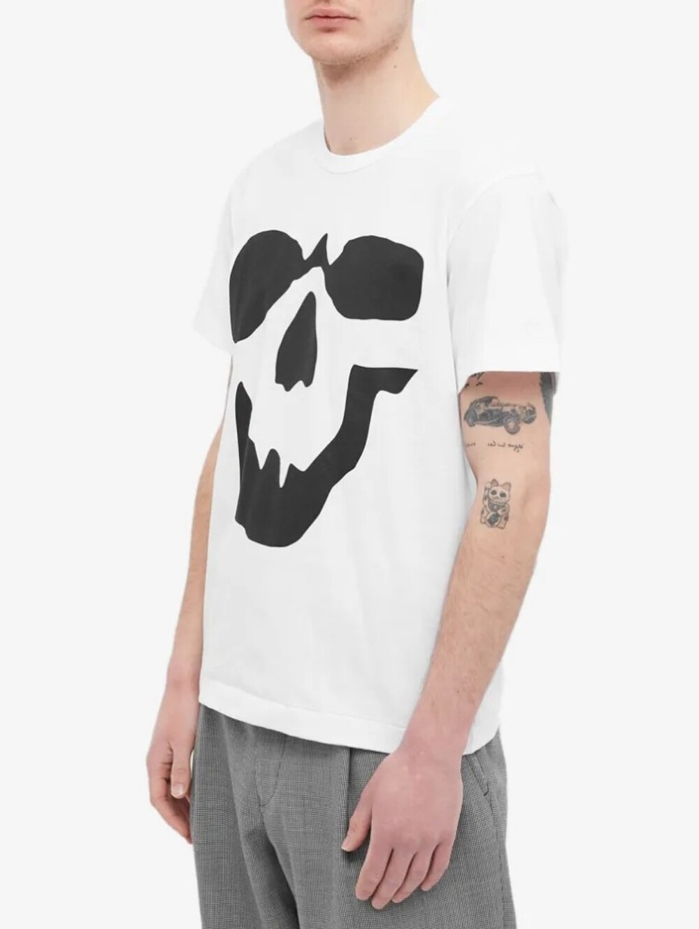 COMME DES GARCONS HOMME PLUS 22SS SKULL T-SHIRT Men's Large Comme Des Garçons